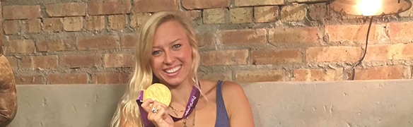 Aol.com:paralympic swimmer and gold medalist Jessica Long
